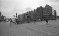 Old Town in Gdansk on black and white negative film scan