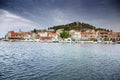Old harbor or marina, Croatia Dalmatia Royalty Free Stock Photo