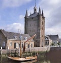 The old harbor of Zierikzee