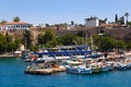 Old harbour in Antalya, Turkey Royalty Free Stock Photo