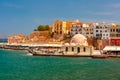 Old harbour, Chania, Crete, Greece Royalty Free Stock Photo