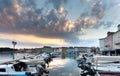 Old harbour of Cres Royalty Free Stock Photo
