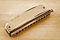 Old harmonica. Royalty Free Stock Photo