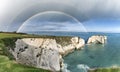 Old Harry Rocks Rainbow