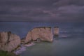Old Harry Rocks are located at Handfast Point along the Jurassic Coast Royalty Free Stock Photo