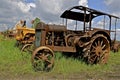 Old Hart Parr rusty tractor