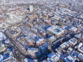 Harvard University in winter, Cambridge, MA, USA