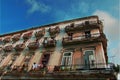 Old Havana building facade Royalty Free Stock Photo