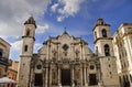Old havana Cathedral Royalty Free Stock Photo