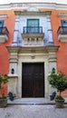 Old havana colonial building facade Royalty Free Stock Photo