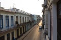 Old Havana downtown Street - Havana, Cuba Royalty Free Stock Photo