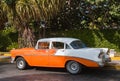 Old Havana vintage car Royalty Free Stock Photo