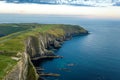 Old Head Kinsale Cork Ireland aerial amazing peninsula coast line cliffs lighthouse