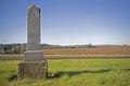 Old headstone 1800's Royalty Free Stock Photo