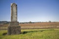 Old headstone 1800's Royalty Free Stock Photo