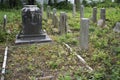 Abandoned cemetery from the 1800s