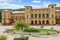 KRYNICA ZDROJ, POLAND - JULY 30, 2016: Old health resort in Poland. Main spa house