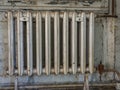 Old heating after water damage Royalty Free Stock Photo