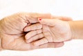Old helping hand Royalty Free Stock Photo