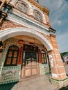 Old heritage building located in Kuala Pilah, Malaysia, with ornate architecture and details