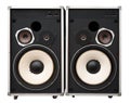 Old hi end speakers Royalty Free Stock Photo