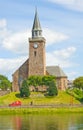 Old High Church viewed from across River Ness. Royalty Free Stock Photo