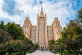 Old high-rise building in the center of Moscow