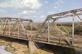 Old highway bridge spans