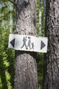 Old Hiking Route Sign, Finland