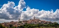 The old hill town of Buje, Croatia