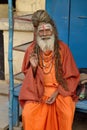 Old hindu sadhu