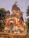 Old Hindu Shiva Temple at North 24 Parganas, West Bengal,India.