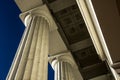 Old Historic Architecture Capitol Courthouse Building with Round Columns Pillars Royalty Free Stock Photo