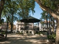Old historic bandstand / Gazebo in Marques garden, Port, Portugal.