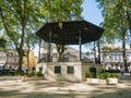 Old historic bandstand / Gazebo in Marques garden, Port, Portugal.