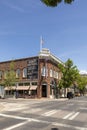 Old historic brick building downtown Flagstaff Royalty Free Stock Photo