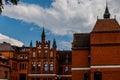 Old historic brick Teutonic building town hall in lebork poland