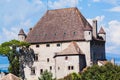 Old historic building. Yvoire castle. France Royalty Free Stock Photo