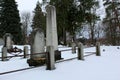 Old historic cemetery with weathered stones and rumors of ghosts abound, Lakeview Cemetery, Penn Yan, new York, 2019