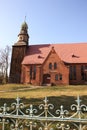 Old historic Church in Dobra nesr Wroclaw, Poland Royalty Free Stock Photo