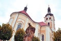 Old historic church in Horice town Royalty Free Stock Photo