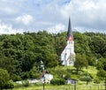 Old historic church in Rohrbach, Bavaria Royalty Free Stock Photo