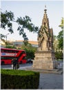 Old historic drinking water fountain near Saint Paul Cathedral in London