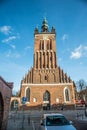 Medieval St. Catherine's church in Gdansk, Poland