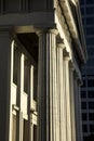 Old Historic Federal Style Architecture Courthouse Columns Royalty Free Stock Photo