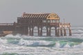 Old historic German jetty in Swakopmund Namibia