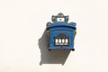 Old historic letter box at a wall Royalty Free Stock Photo