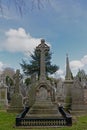 Old historic grave tomb in Glasnevin cemetery, Dublin.