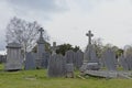 Old historic grave tombs in Glasnevin cemetery, Dublin