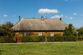 Old Historic Residential House With A Colorful Garden In Chelm, Poland